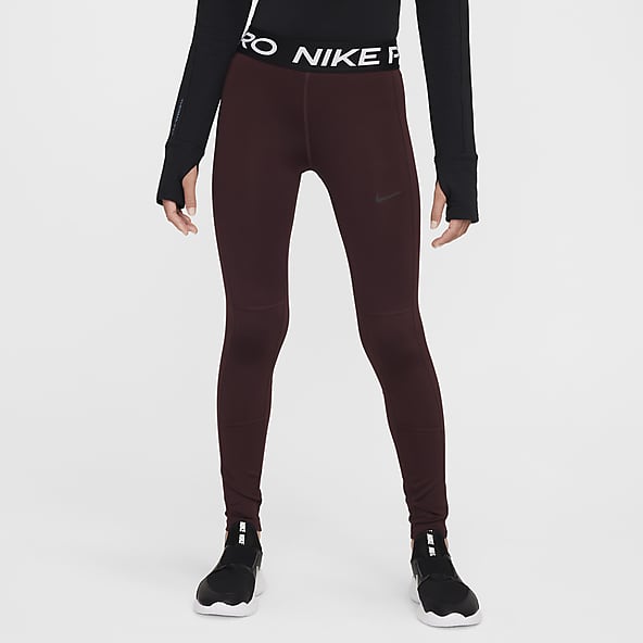 Red Leggings Tights. Nike IE